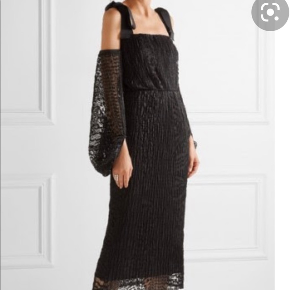 Rebecca Valance Black Lace Dress Size 6